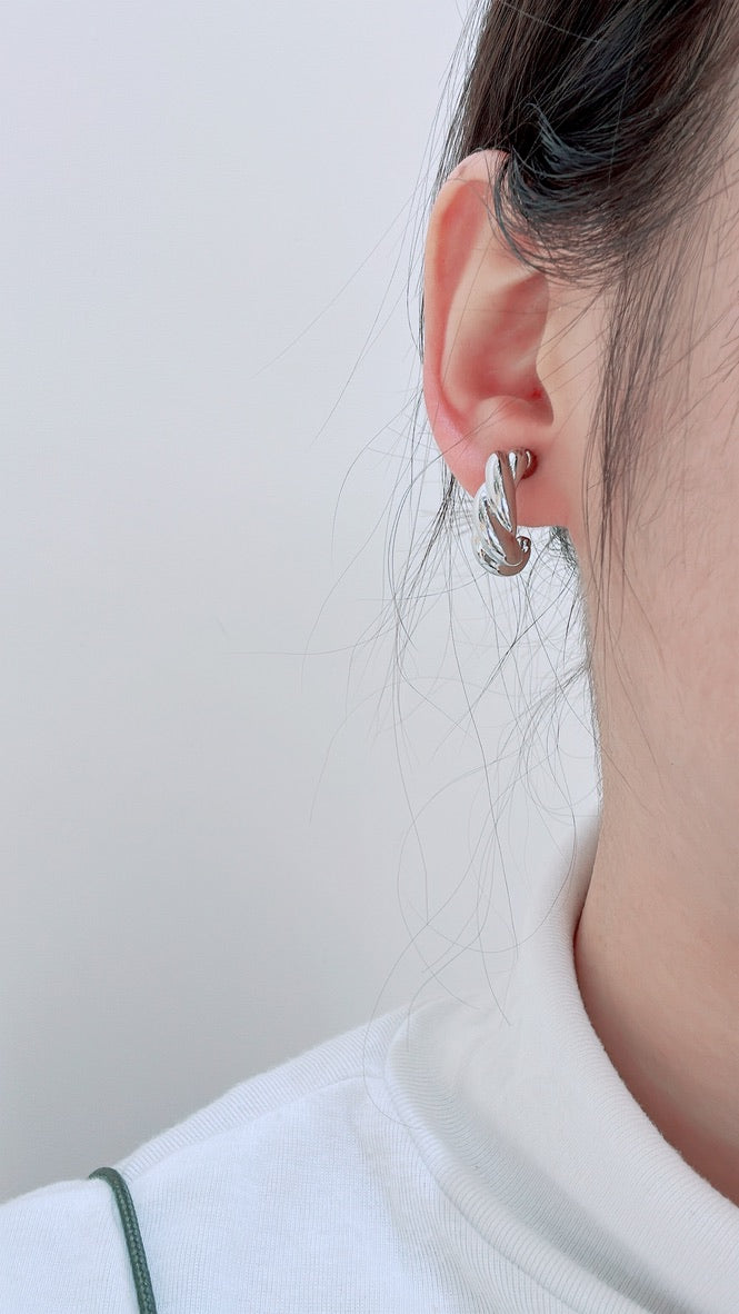 Classic Croissant Hoop Earrings