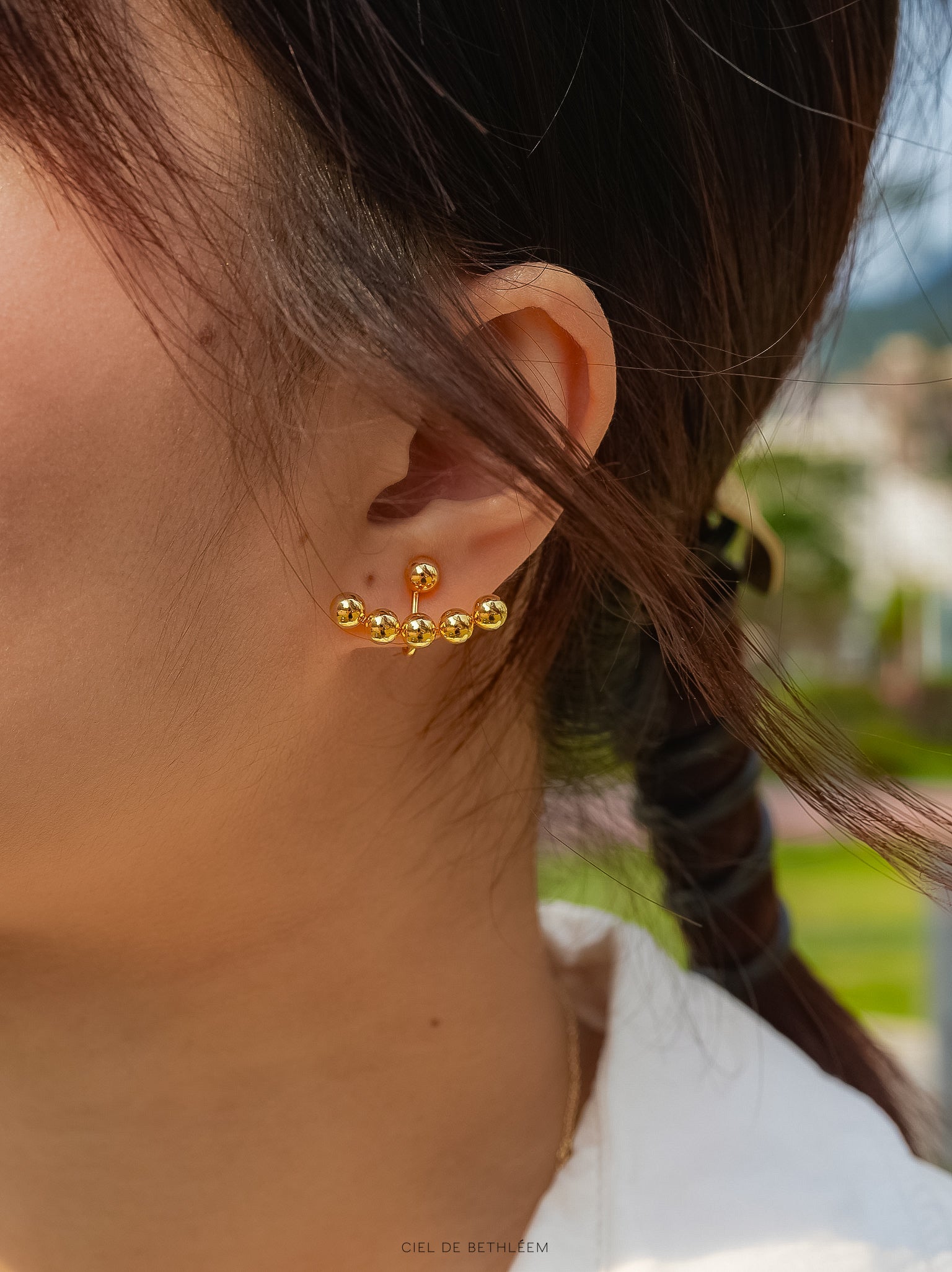 Smile Beaded Earrings