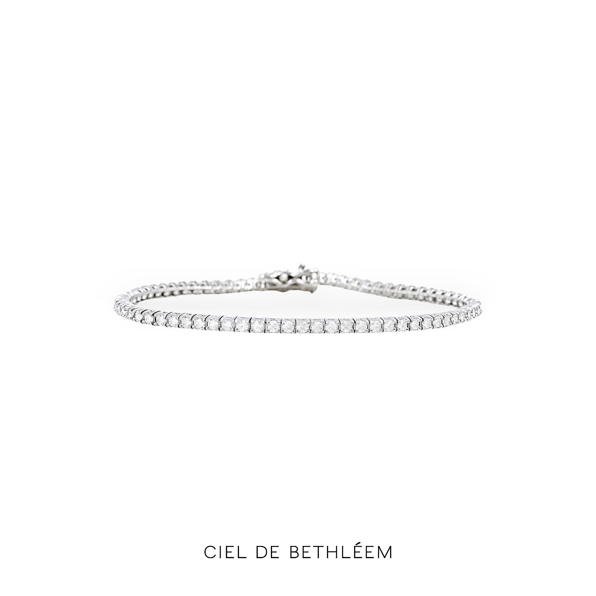 925 Silver Moissanite Tennis Bracelet