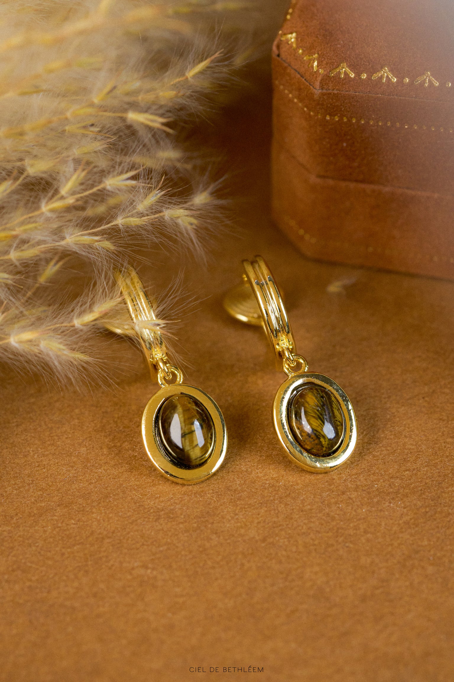 Bronze Drop Earrings