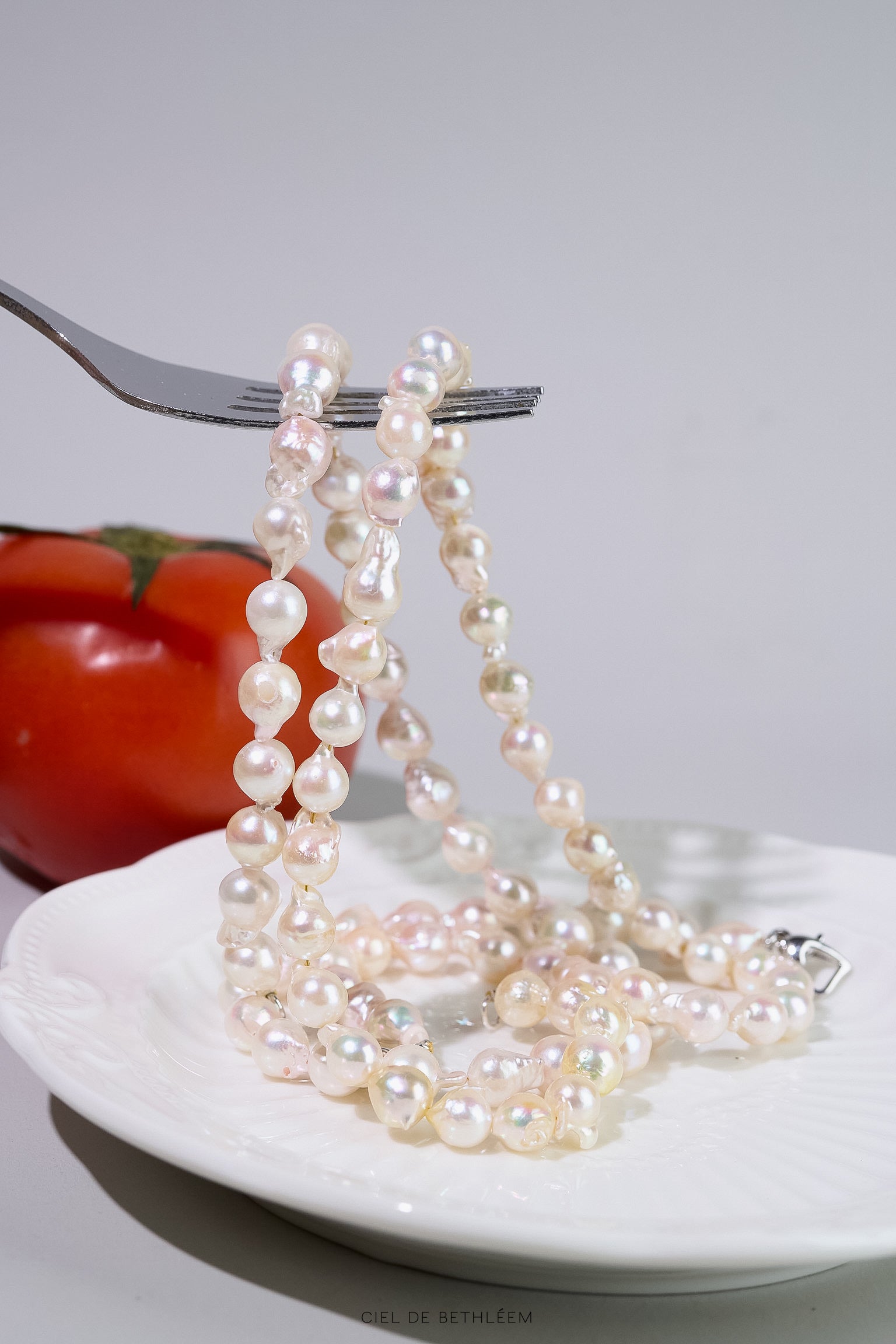 Japan Natural Baroque Pearl Necklace