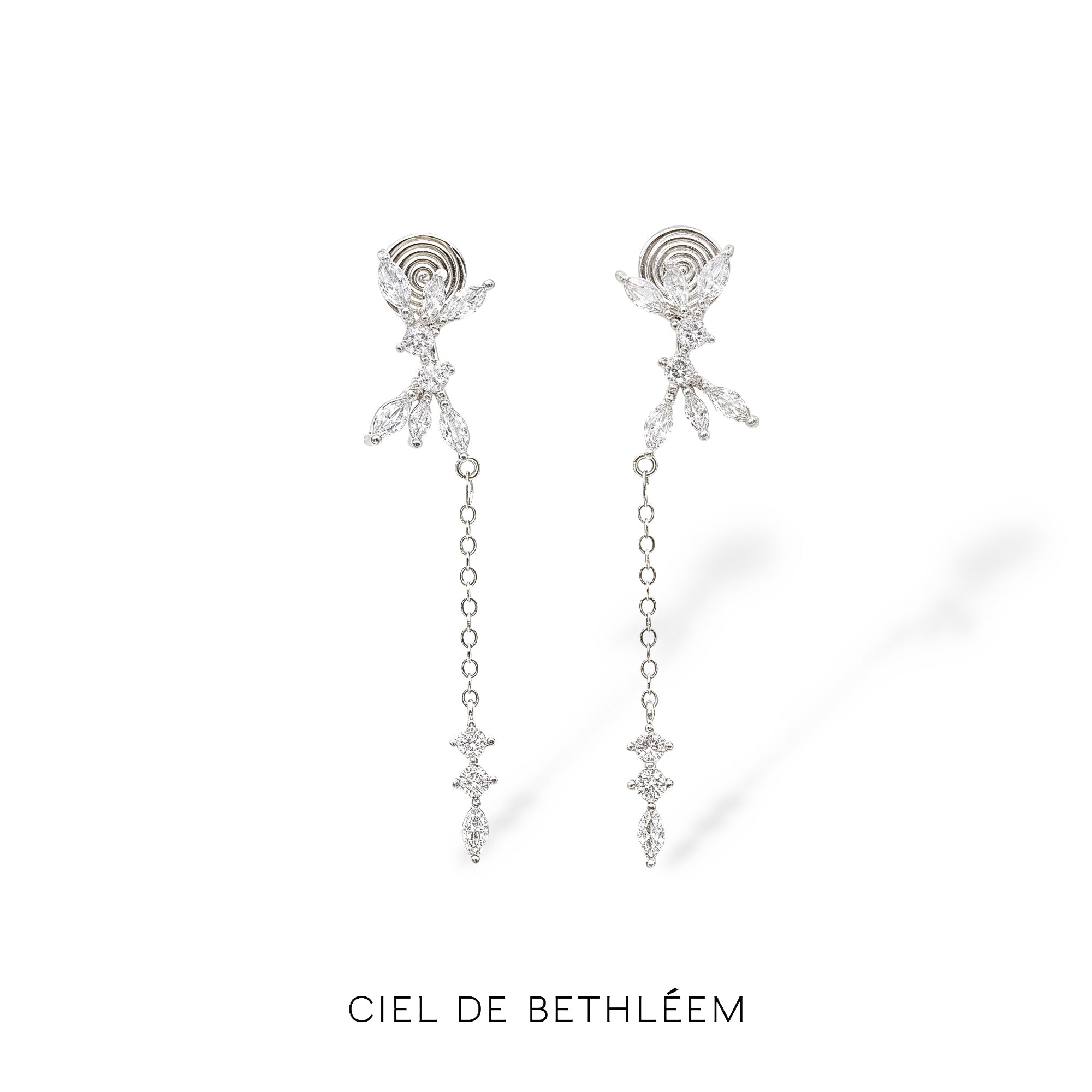 Silver Candy Drop Earrings