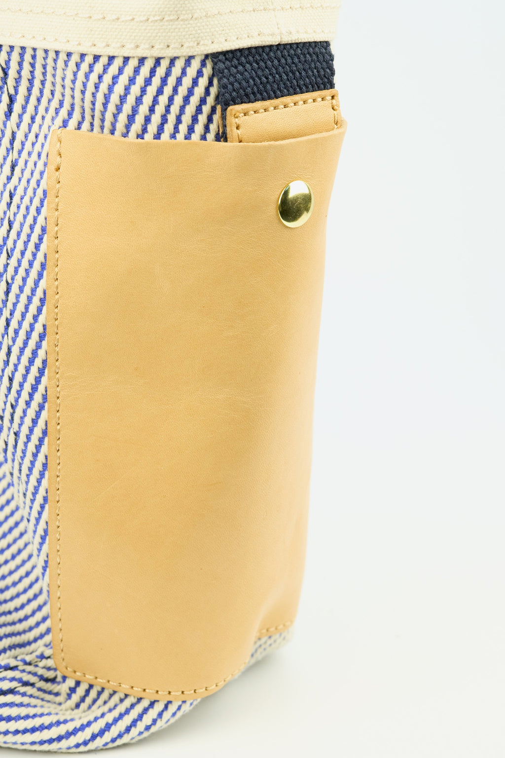 Two-ways Leather x Canvas Bag