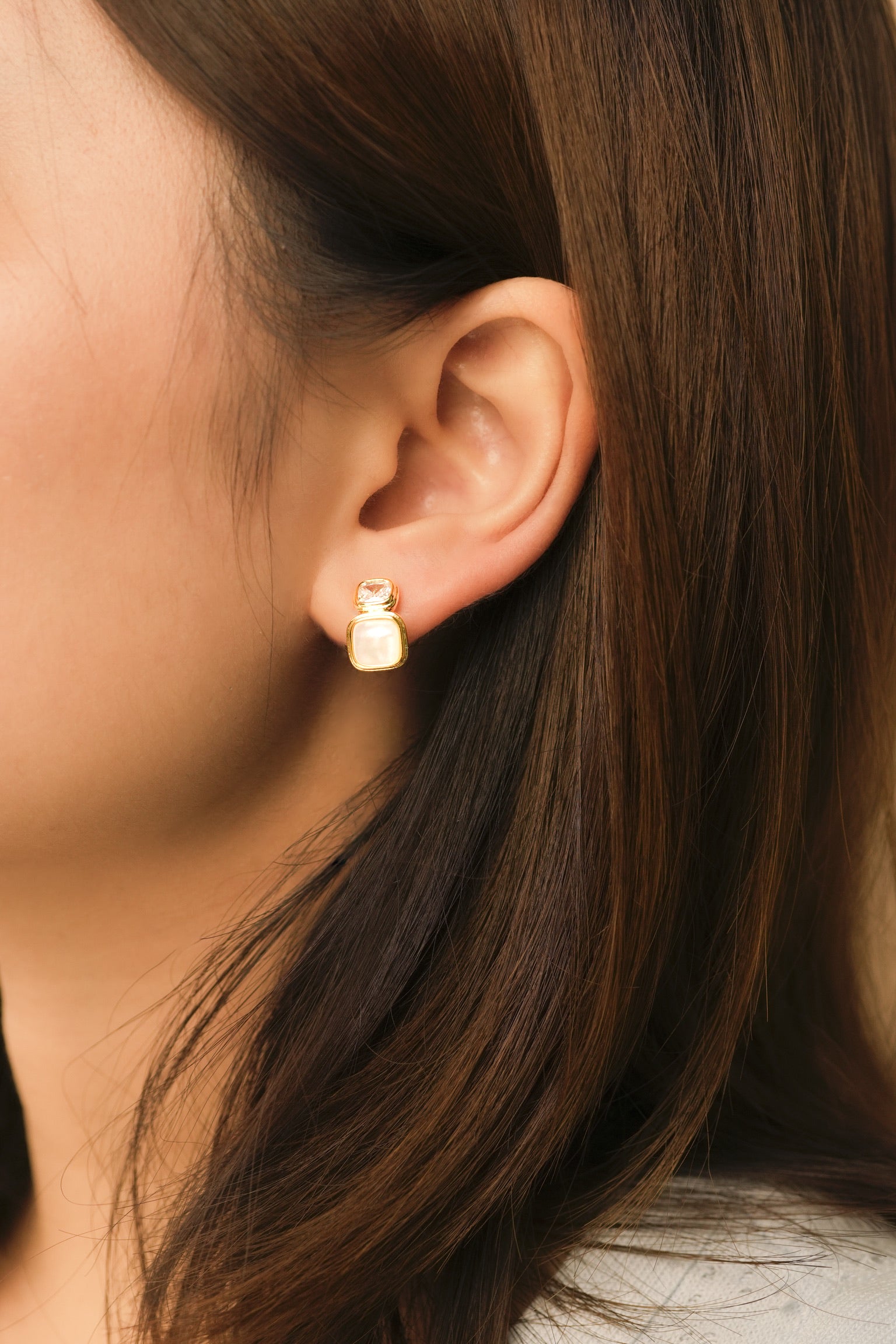 Glacial Ice Clip-on Earrings