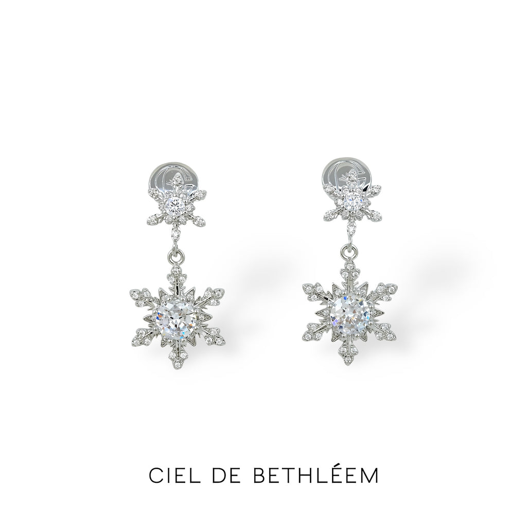 Snowy Wish Clip-on Earrings