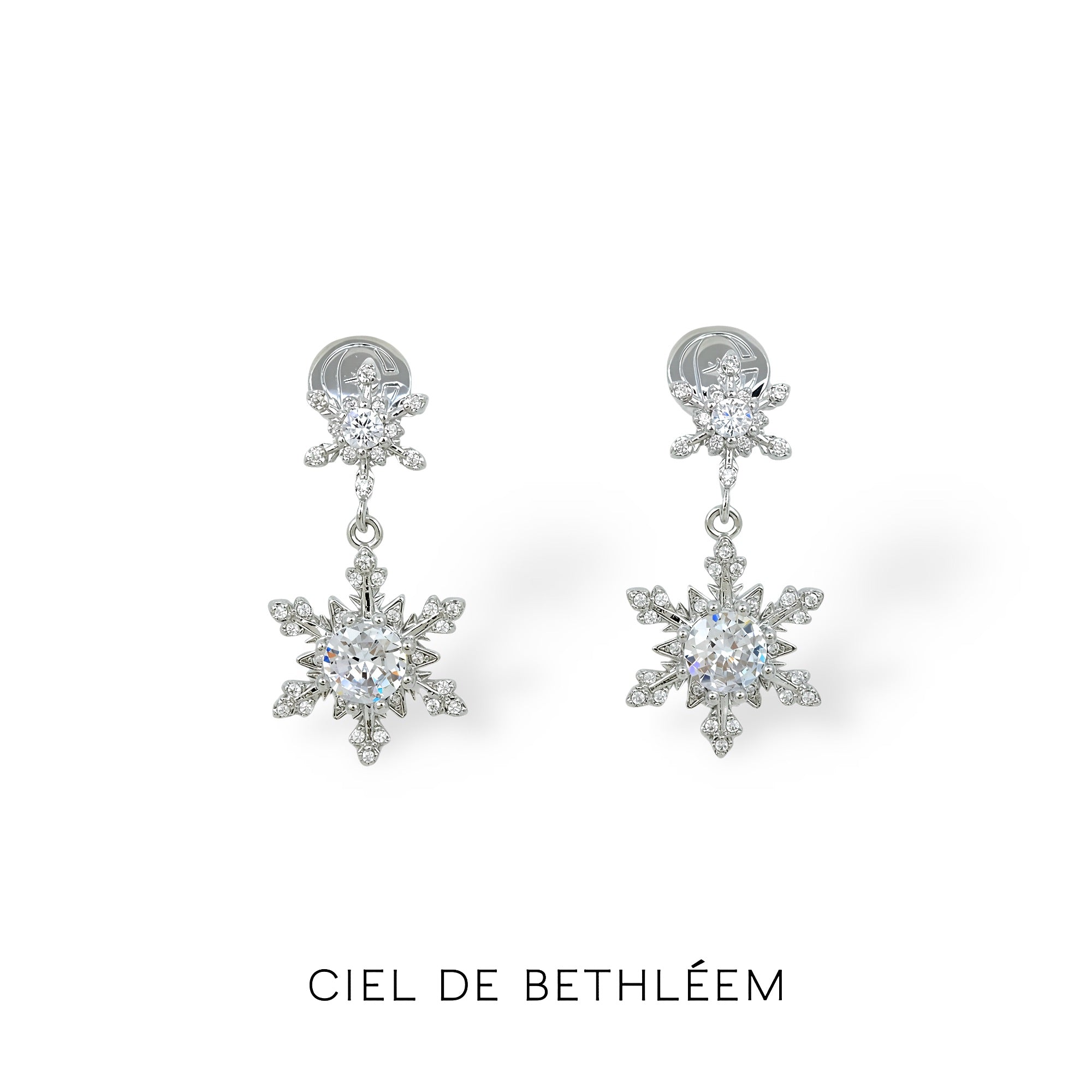 Snowy Wish Clip-on Earrings