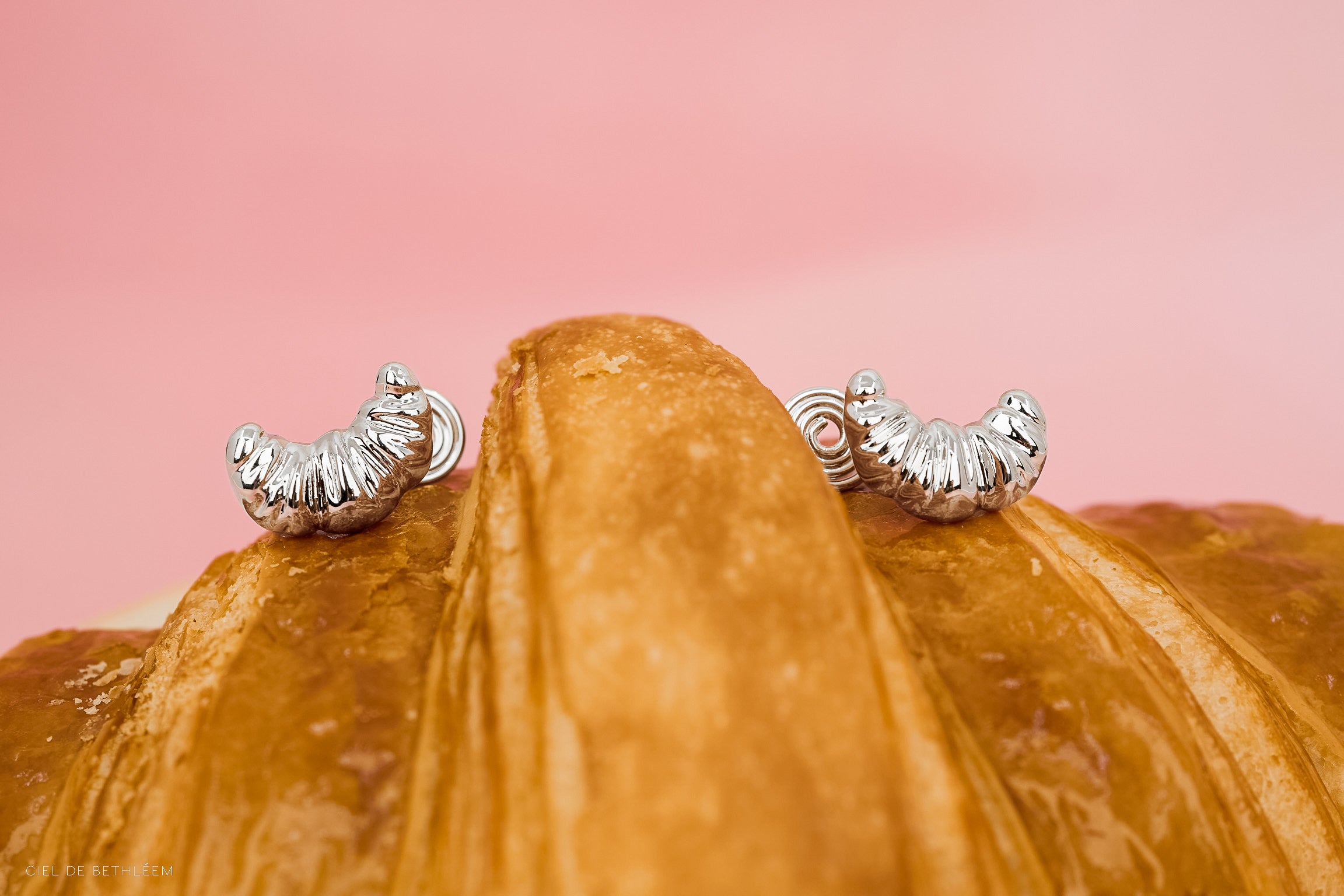 French Chic Croissant Earrings