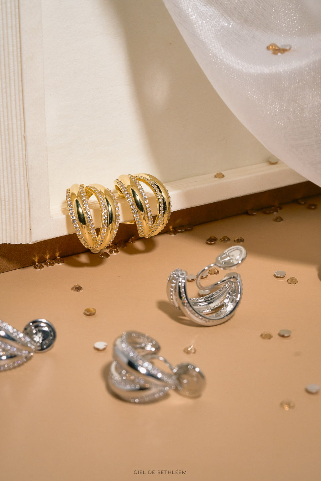 Crown of Conviction Clip-on Earrings