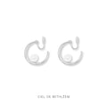 Circle Pearl Hoops