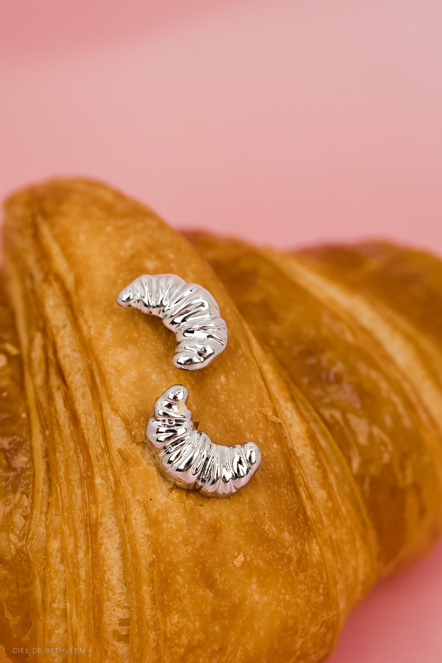 French Chic Croissant Earrings