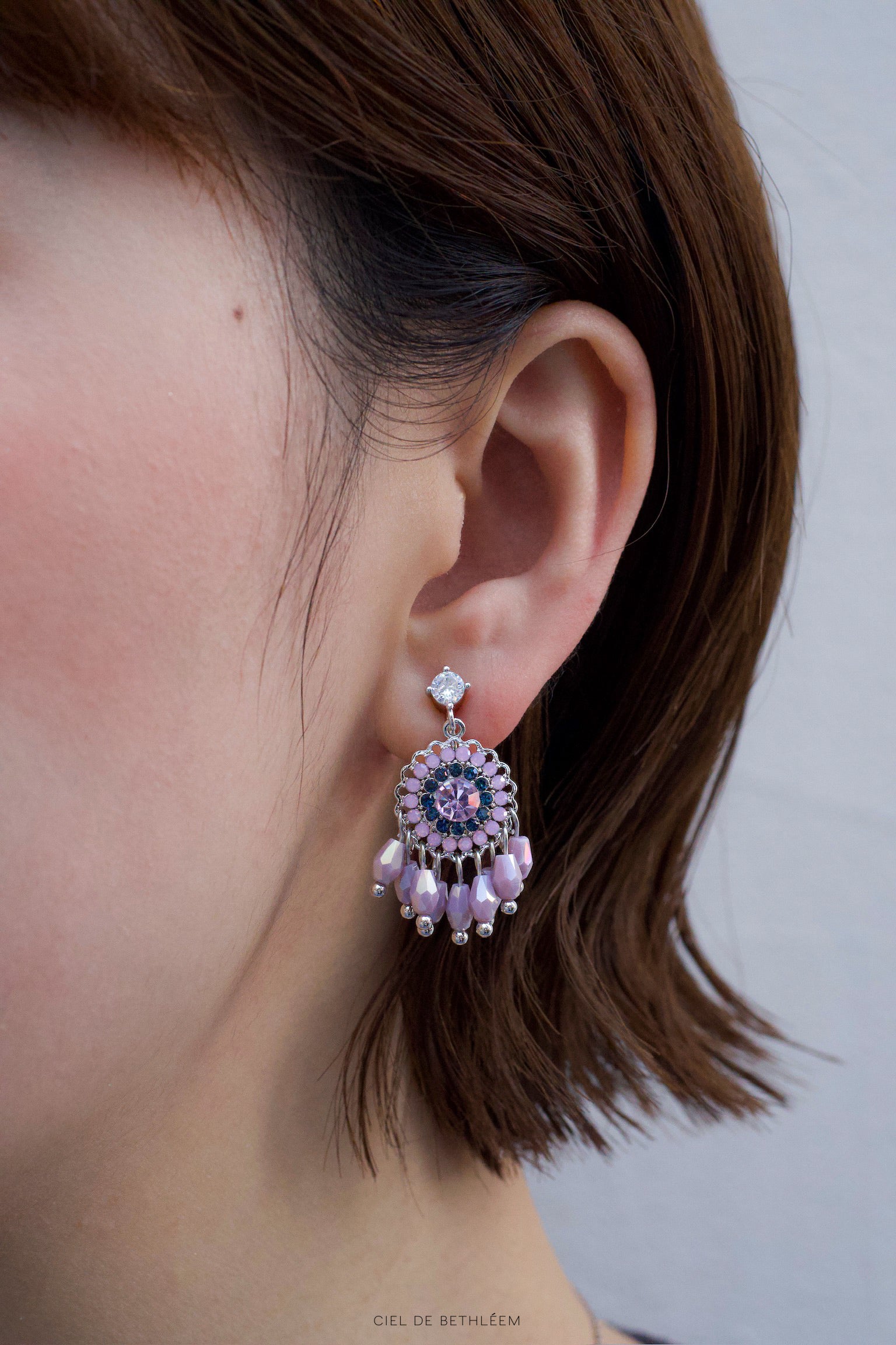 Blush Enchantment Spell Earrings