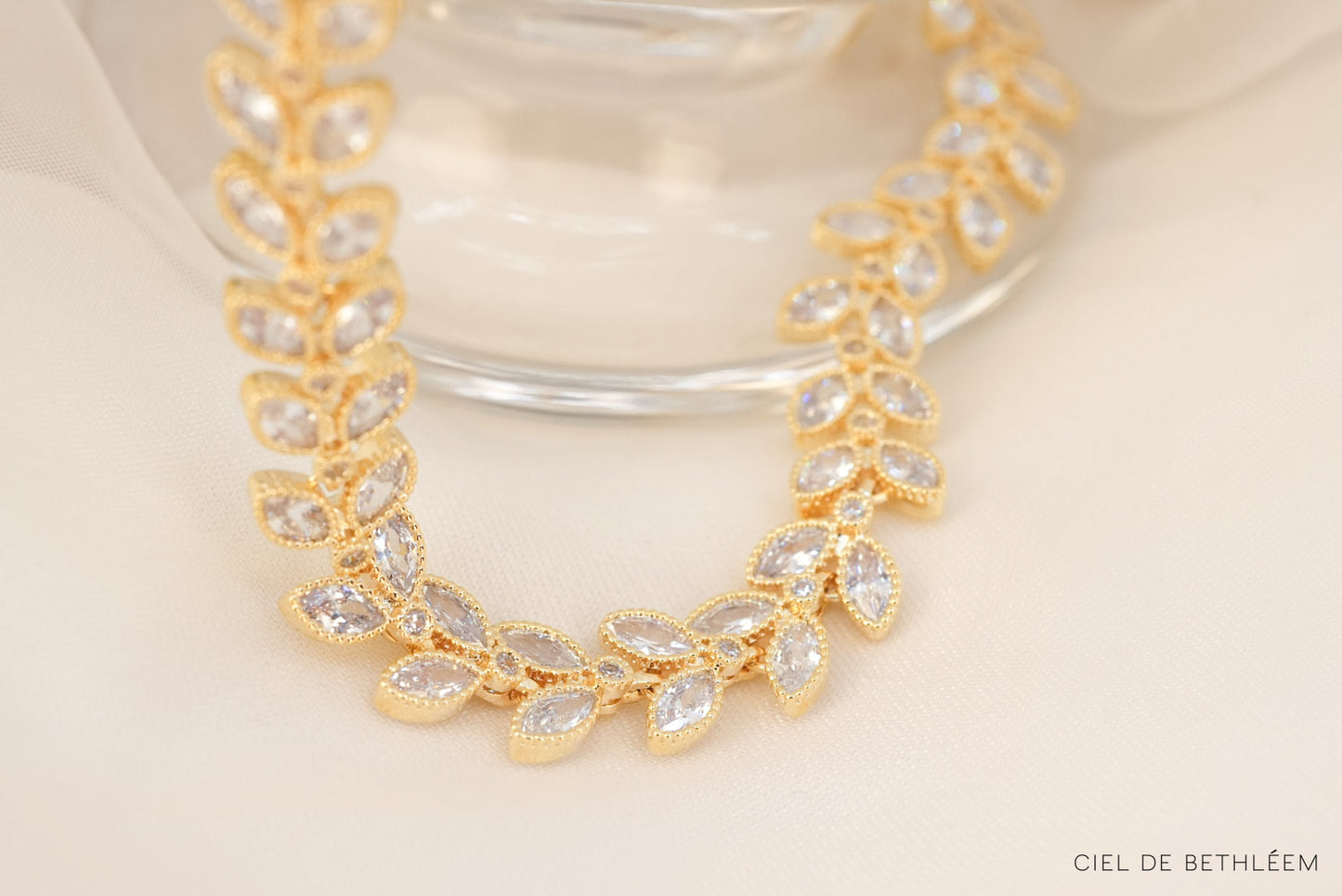 Crystal Olive Necklace