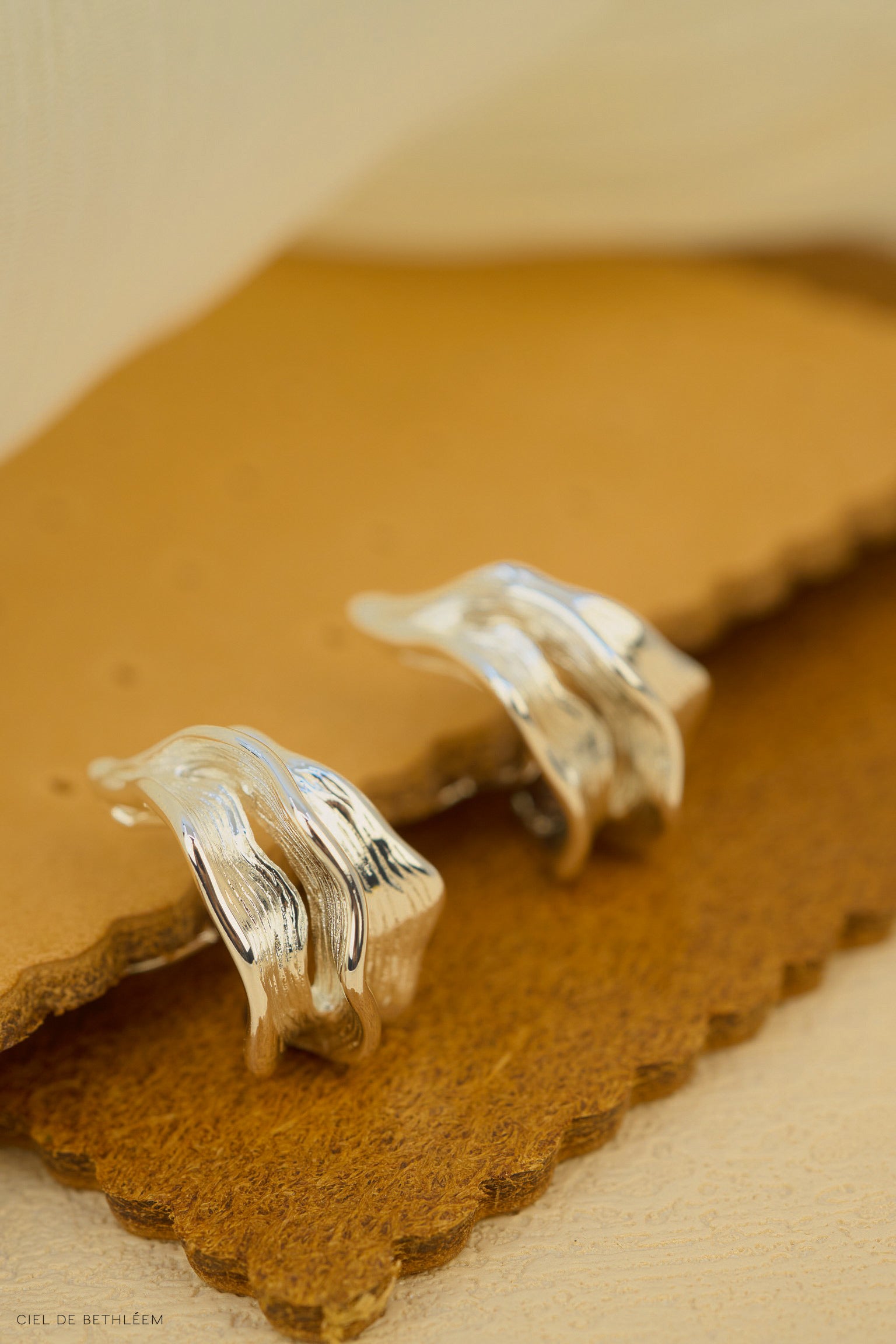 Ribbon Breeze Hoops