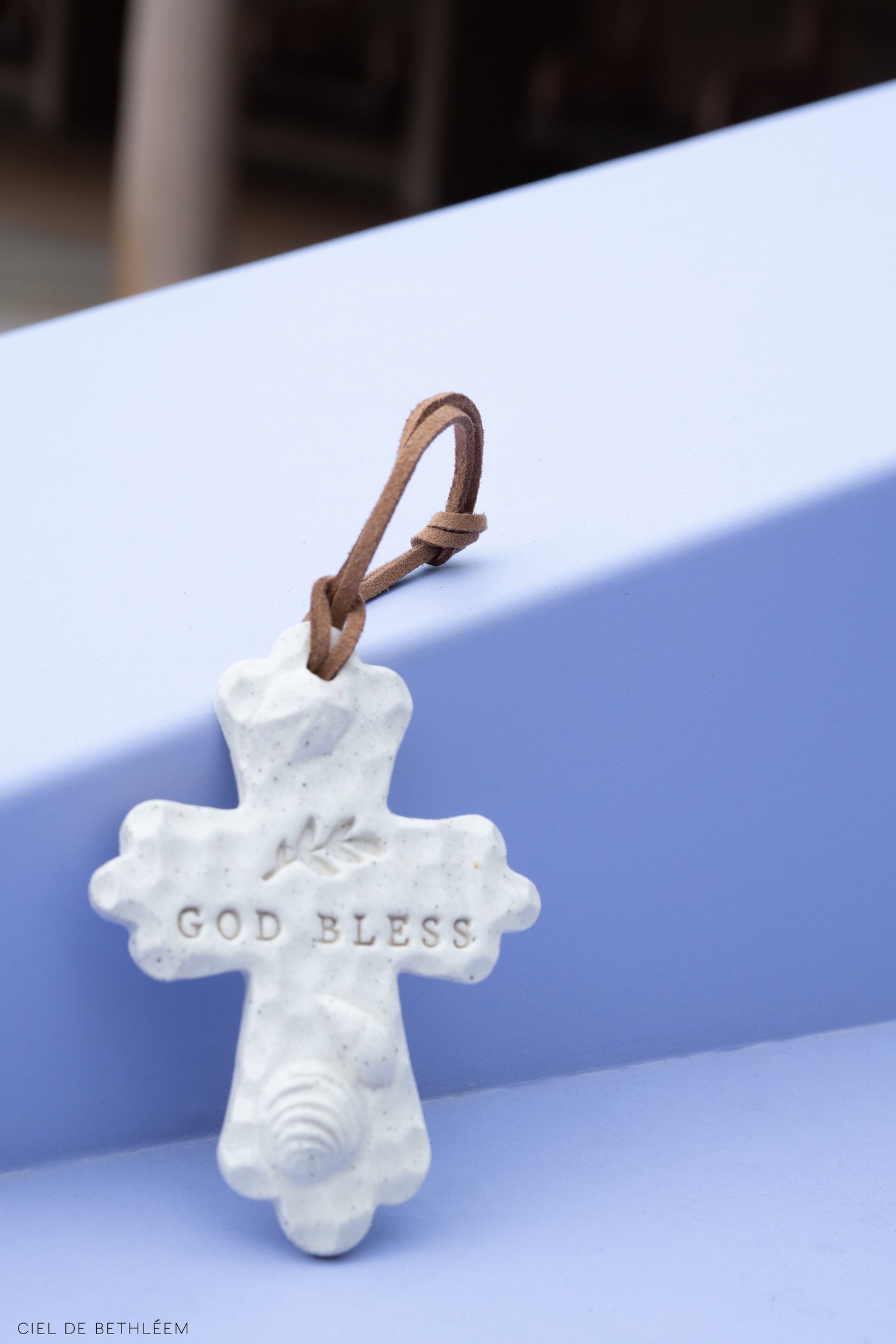 Handmade Ceramic Ornaments - GOD BLESS