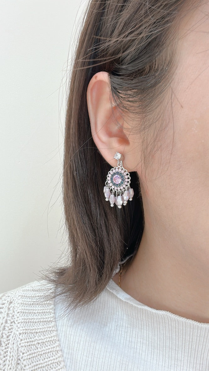 Blush Enchantment Spell Earrings