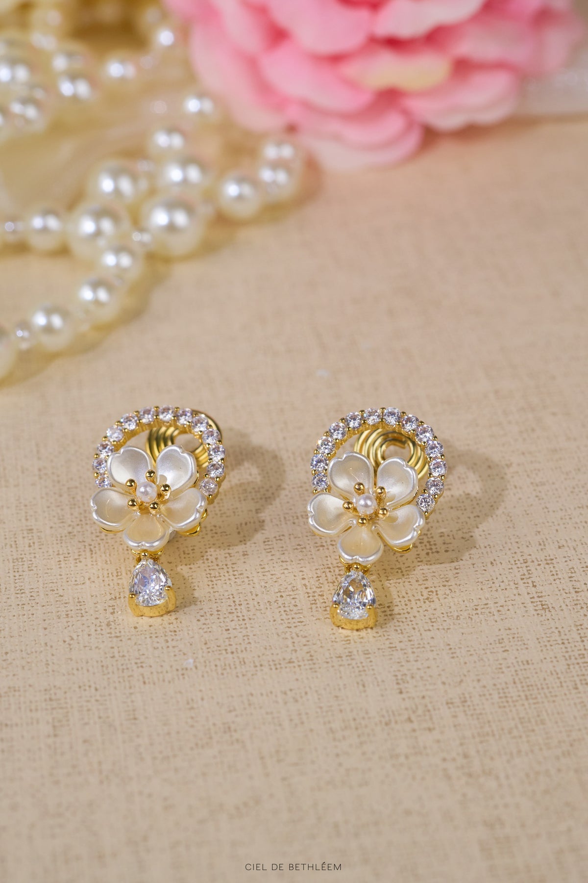 Graceful Floral Earrings