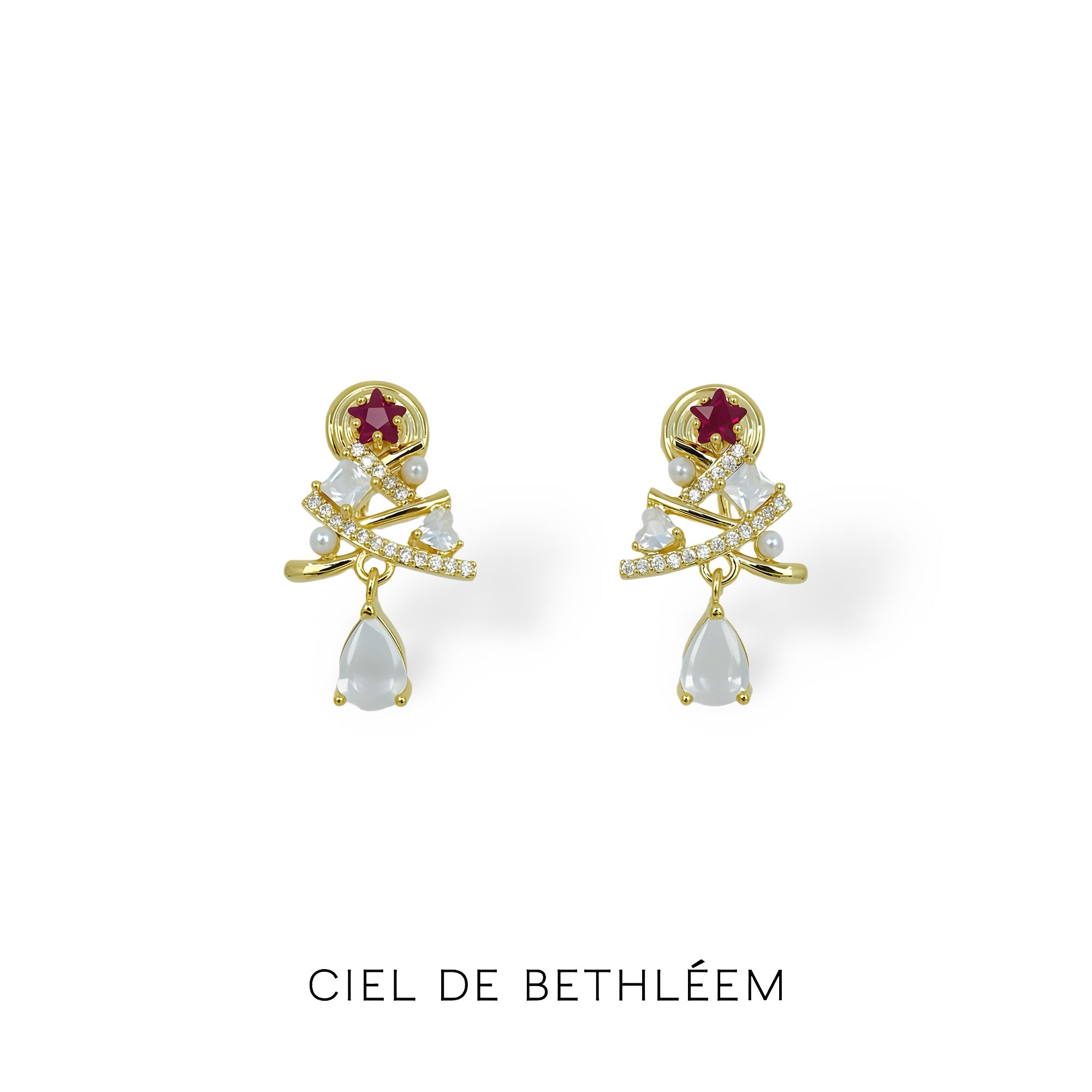 Merry Tree Clip-on Earrings