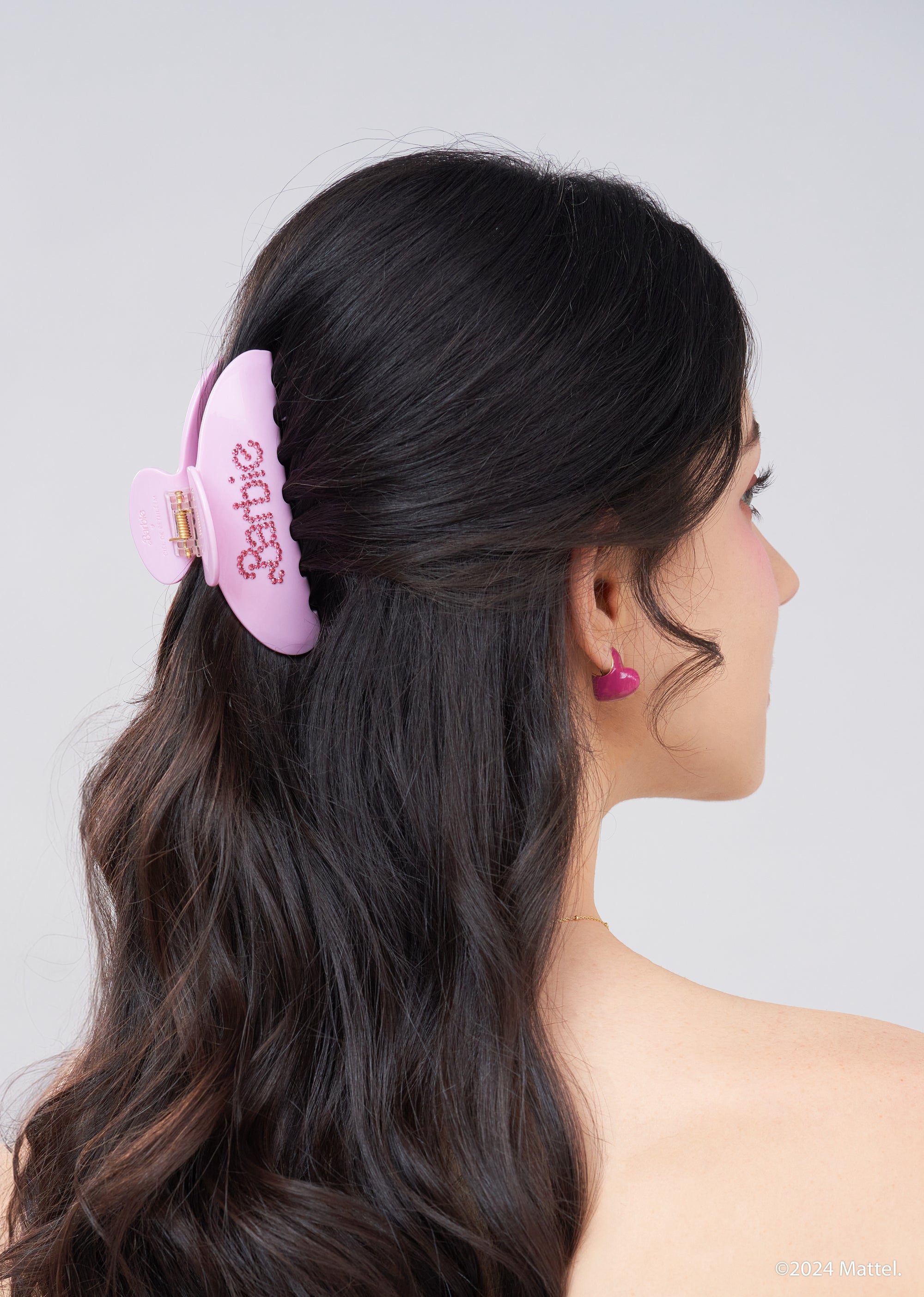 Barbie Rhinestone Claw Clip
