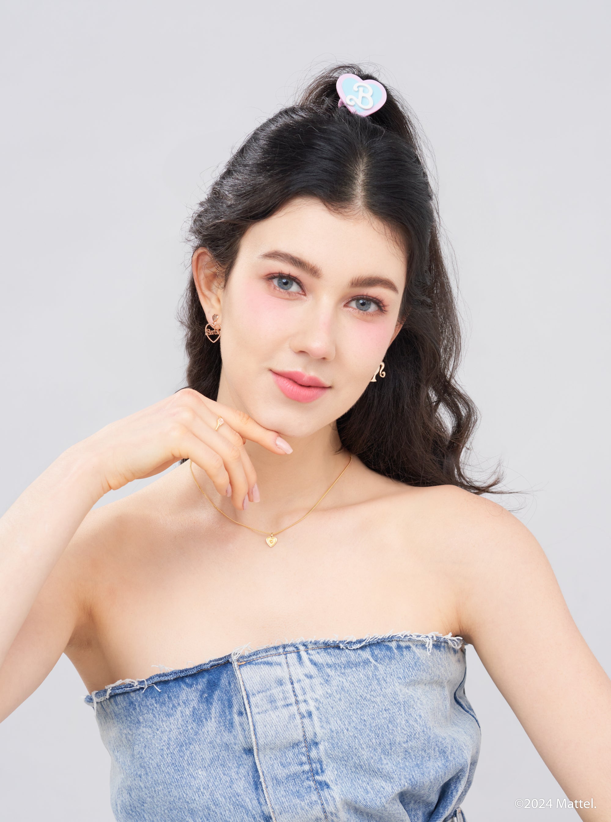 Barbie Silo Head Clip-on Earrings