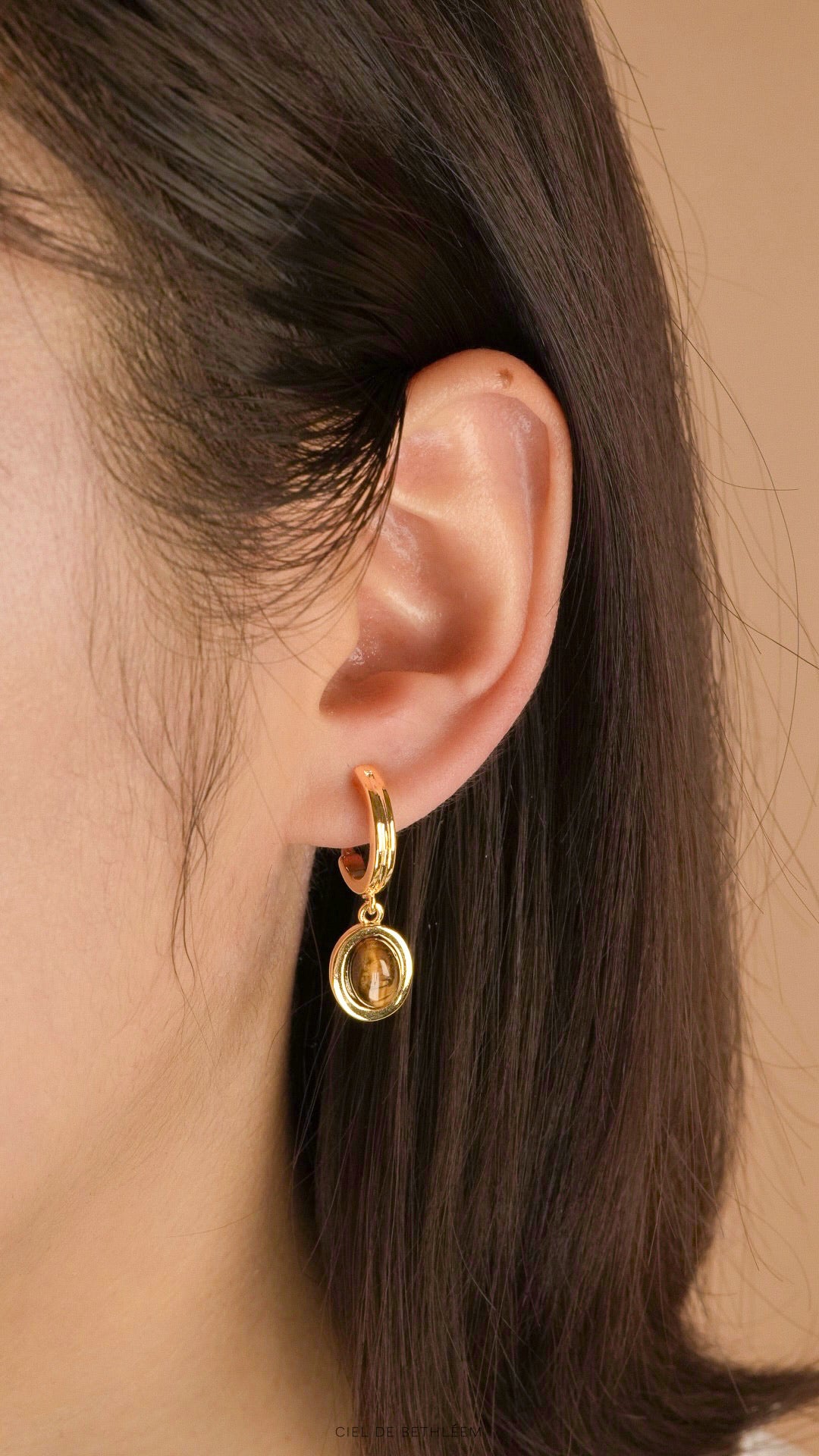 Bronze Drop Earrings