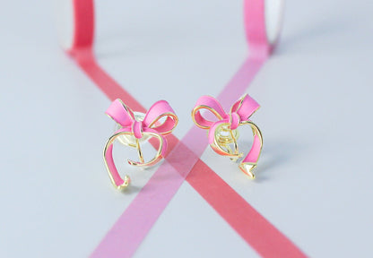 Ballerina Bow Earrings