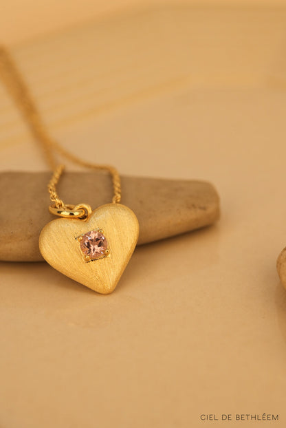 Love or Bread? Handcrafted Silver Necklace