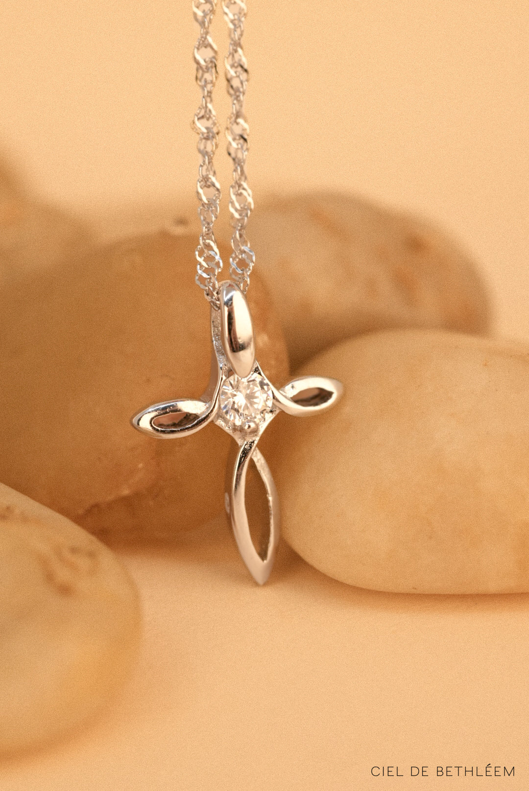 Hope Twisted Cross Pendant