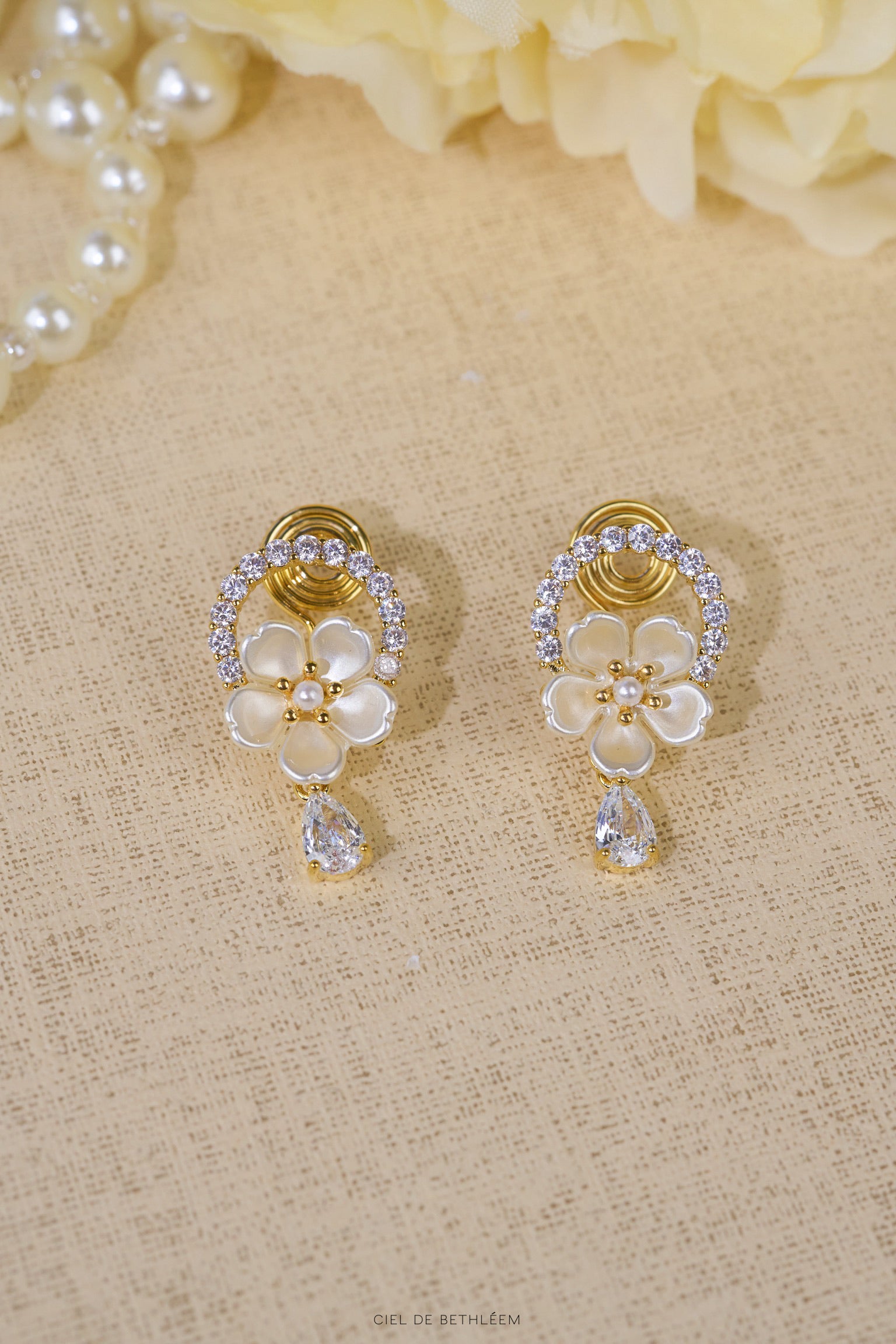 Graceful Floral Earrings