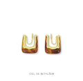 Unity Amber Hoops