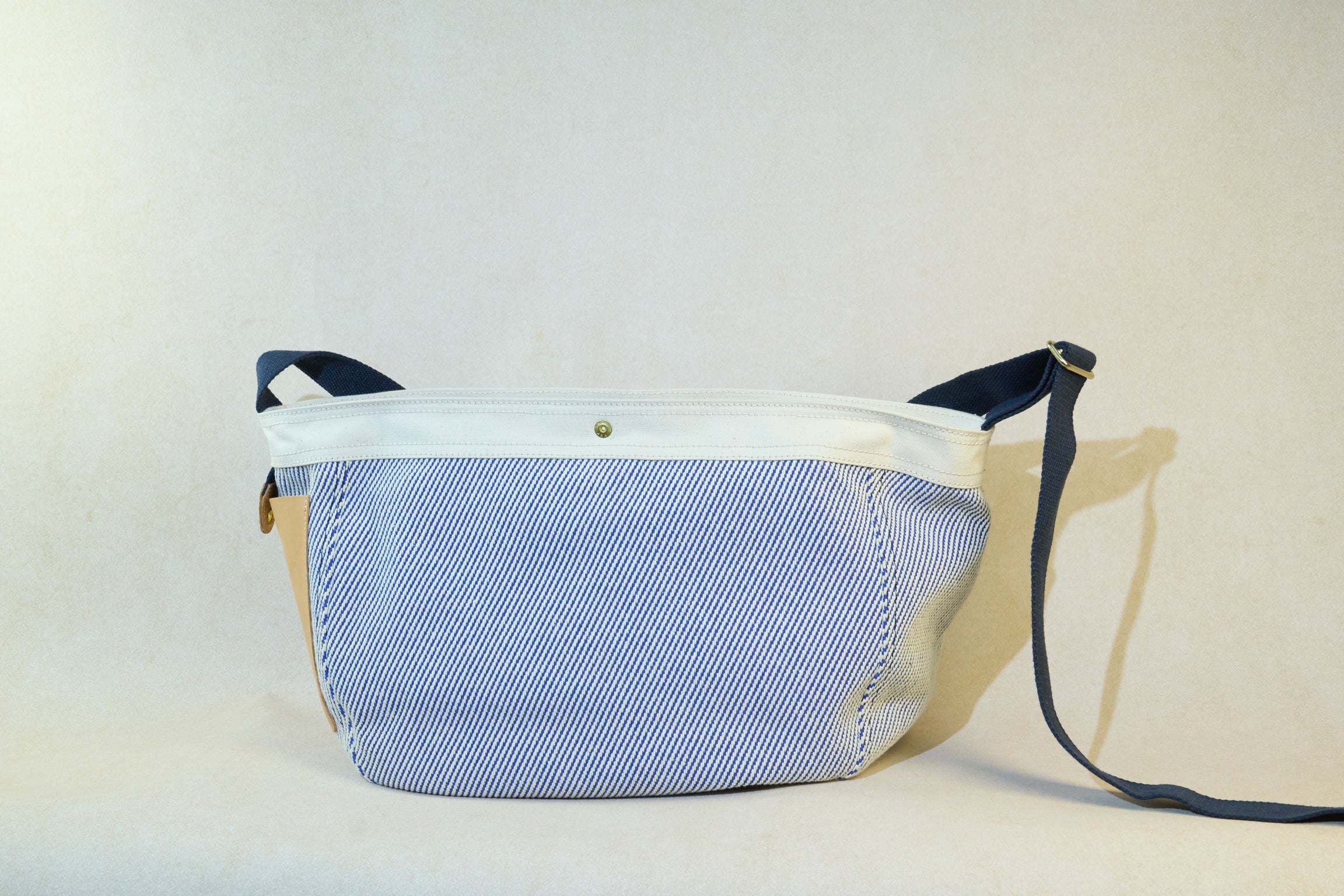 Two-ways Leather x Canvas Bag