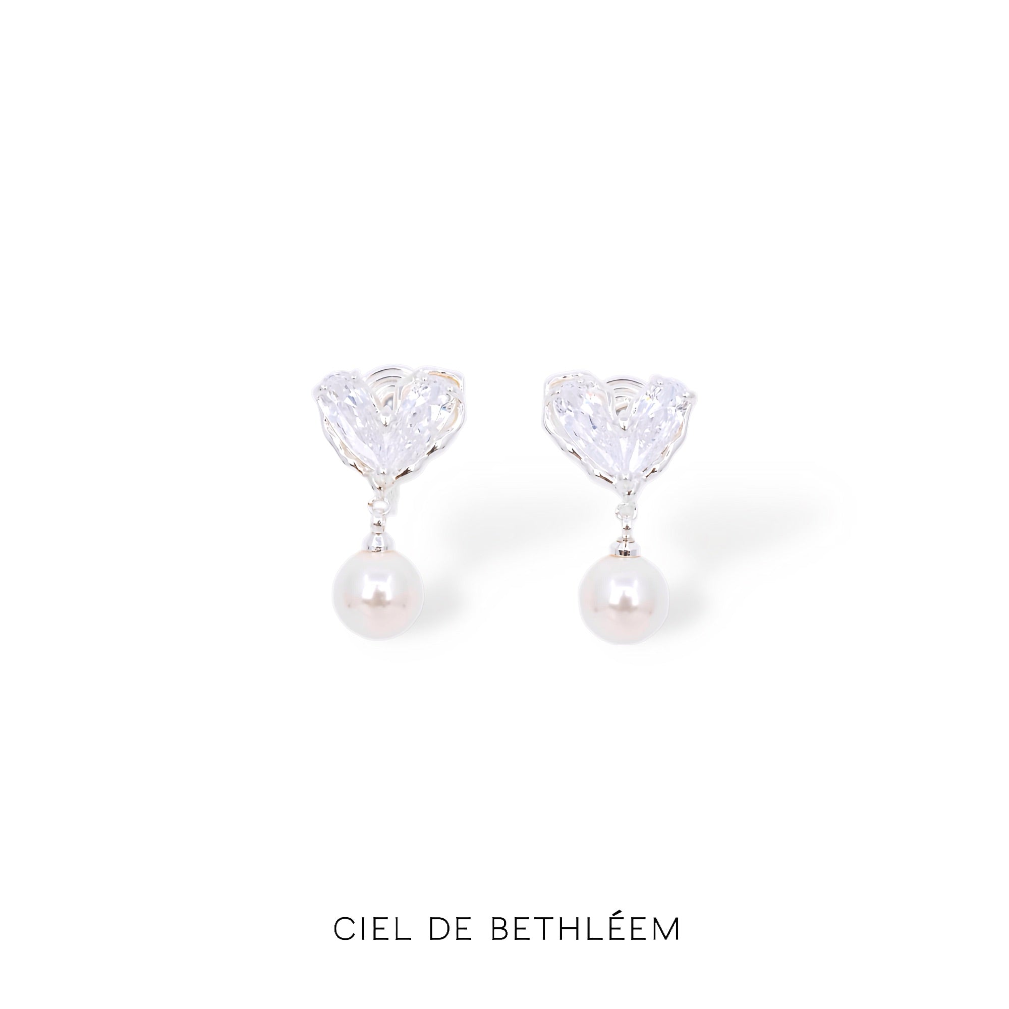 Crystal Heart Drop