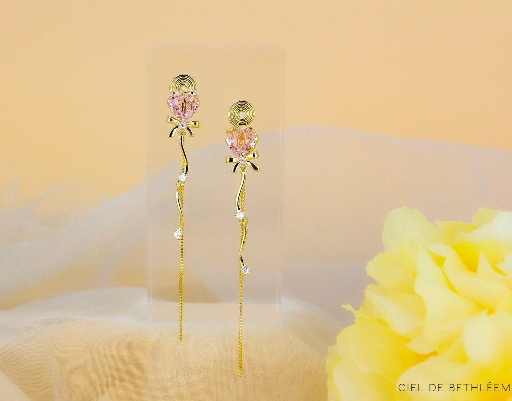 Love Story Bow Earrings