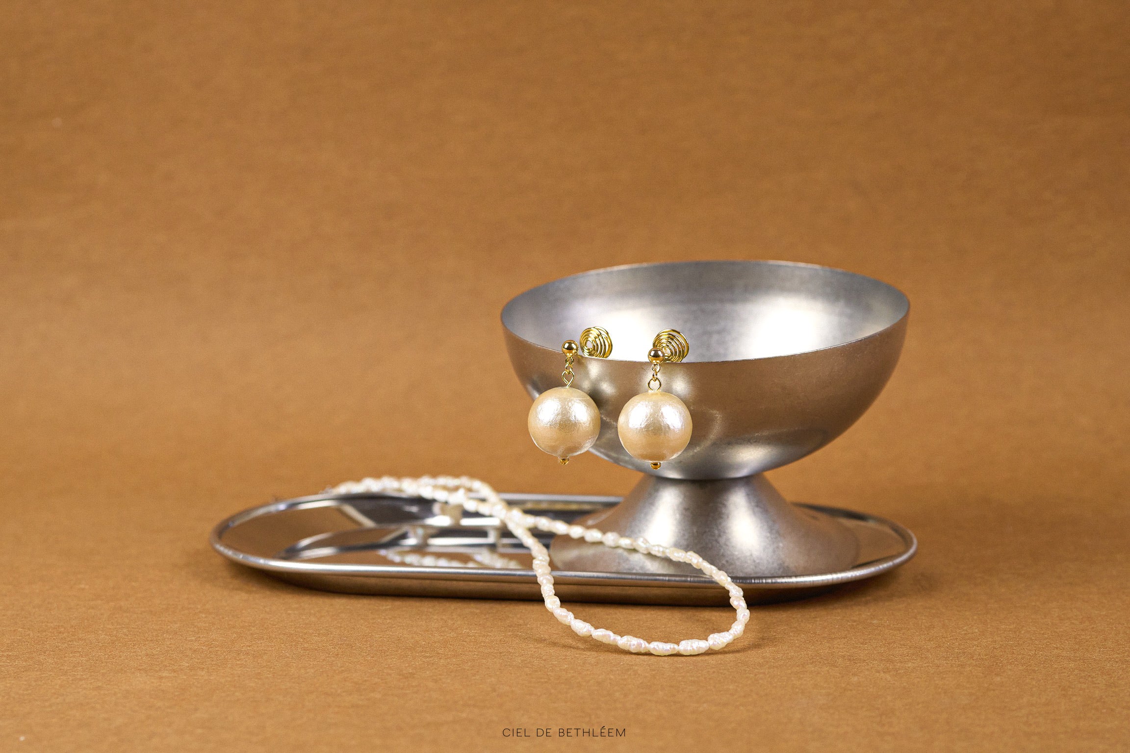 Champagne Gold Earrings