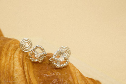 Together Pretzel Earrings