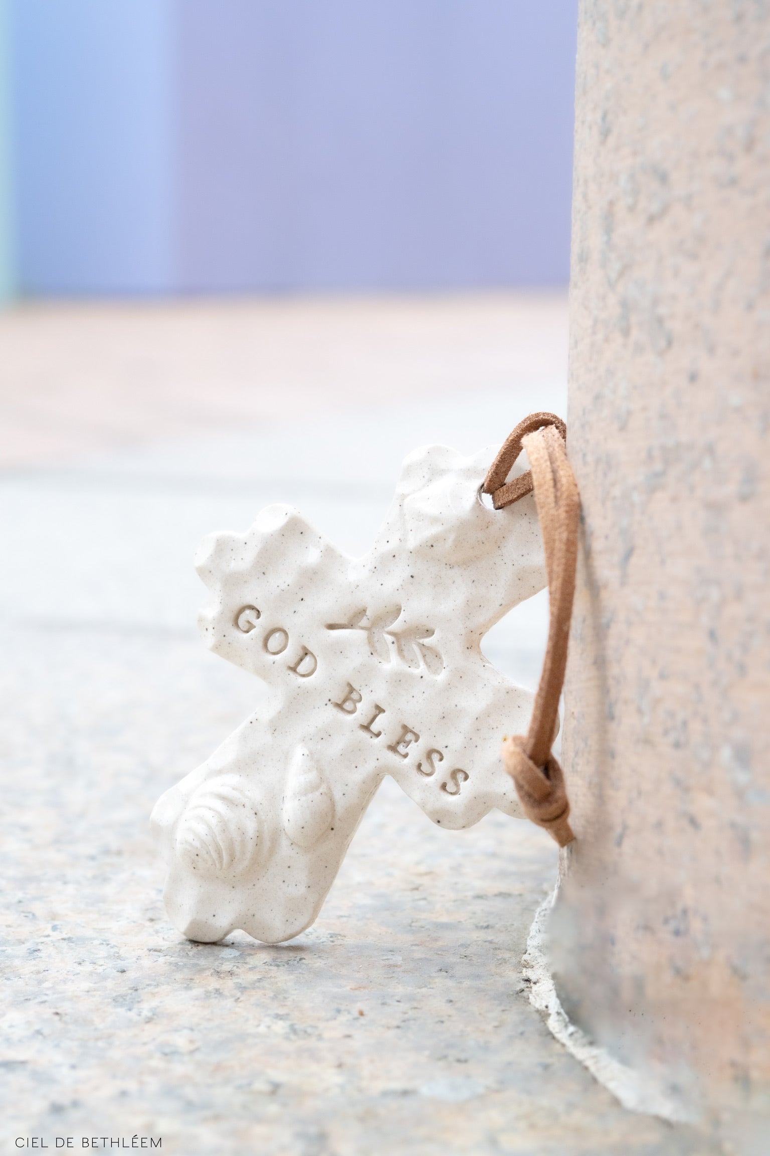 Handmade Ceramic Ornaments - GOD BLESS