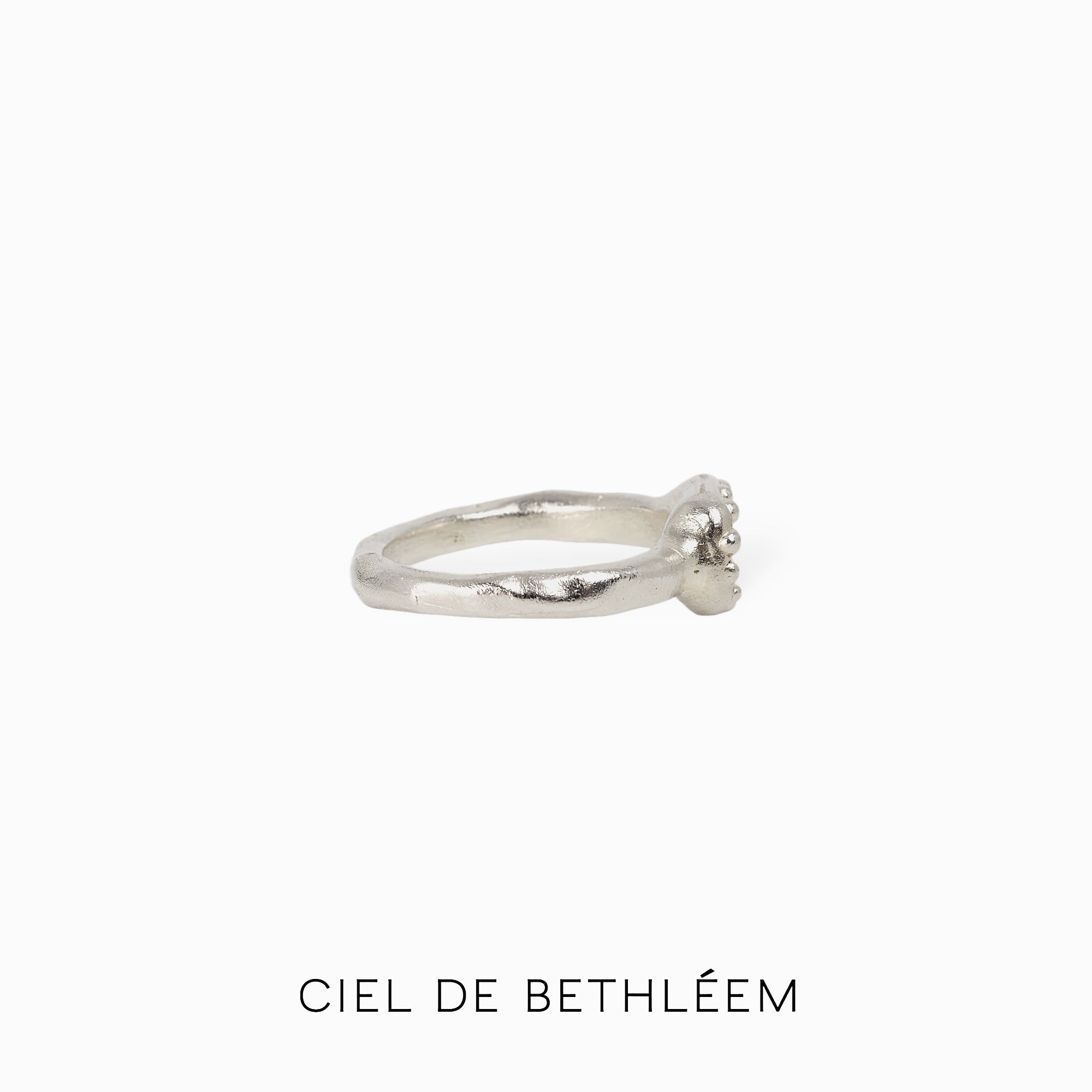 S925 Handcrafted Sterling Silver Ring - Purple