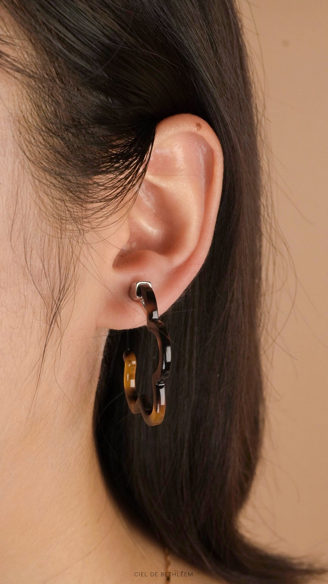 Toffee Petal Earrings