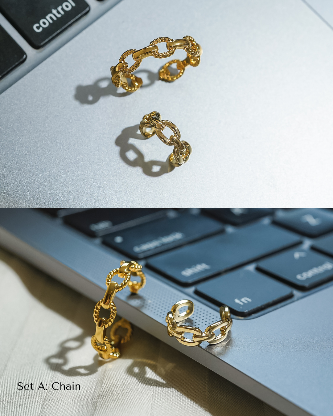 Ear Cuff x Ring Set