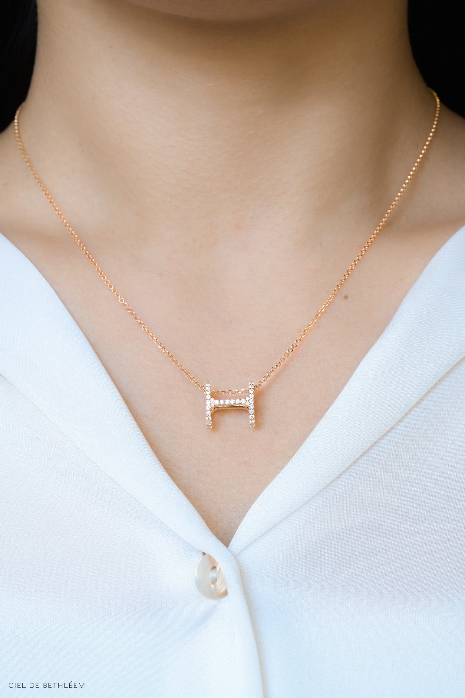 Everlasting - Rose Gold 925 Silver Necklace