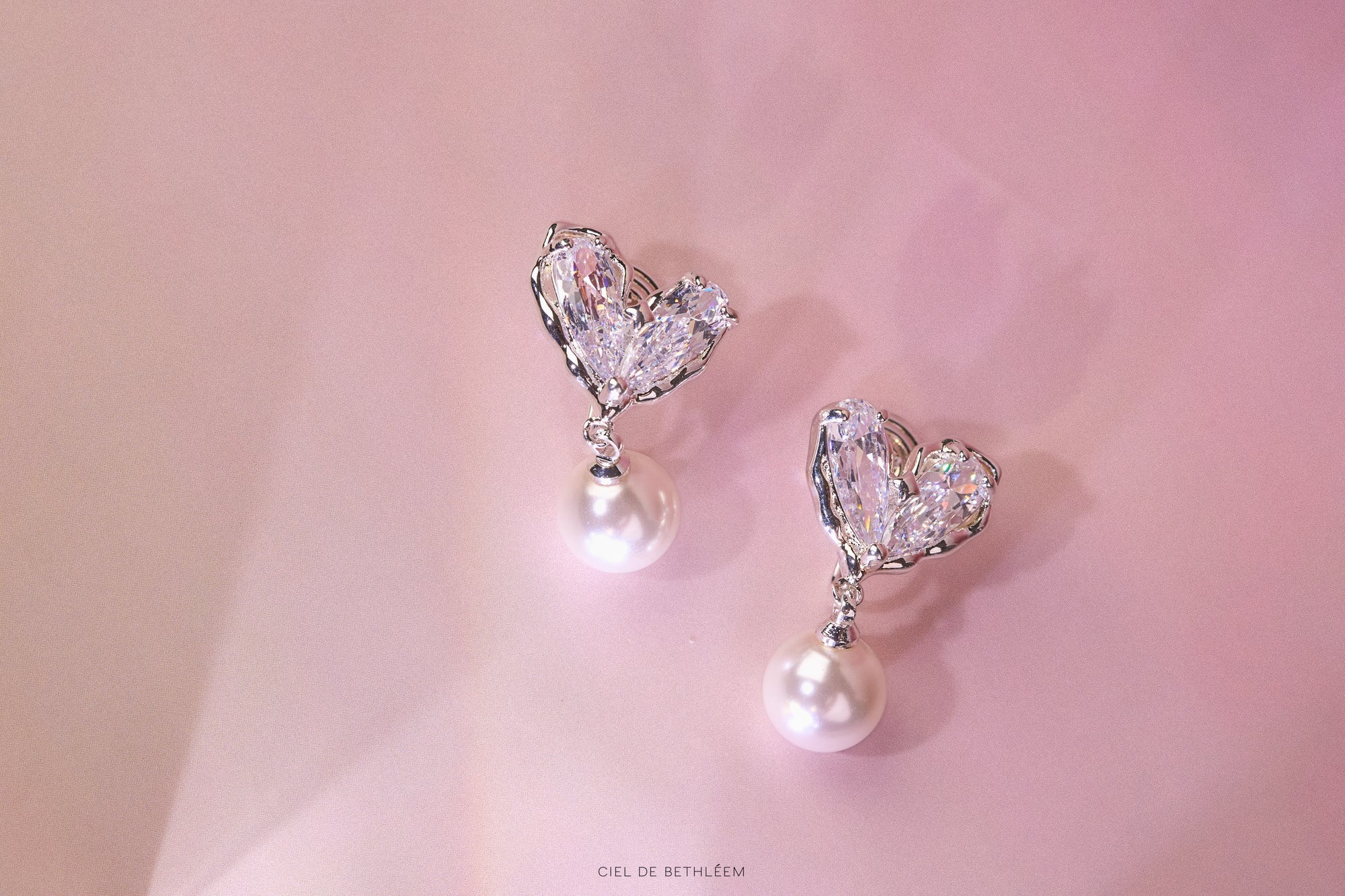 Crystal Heart Drop