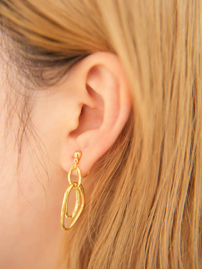 Oren Tubular Loop Earrings