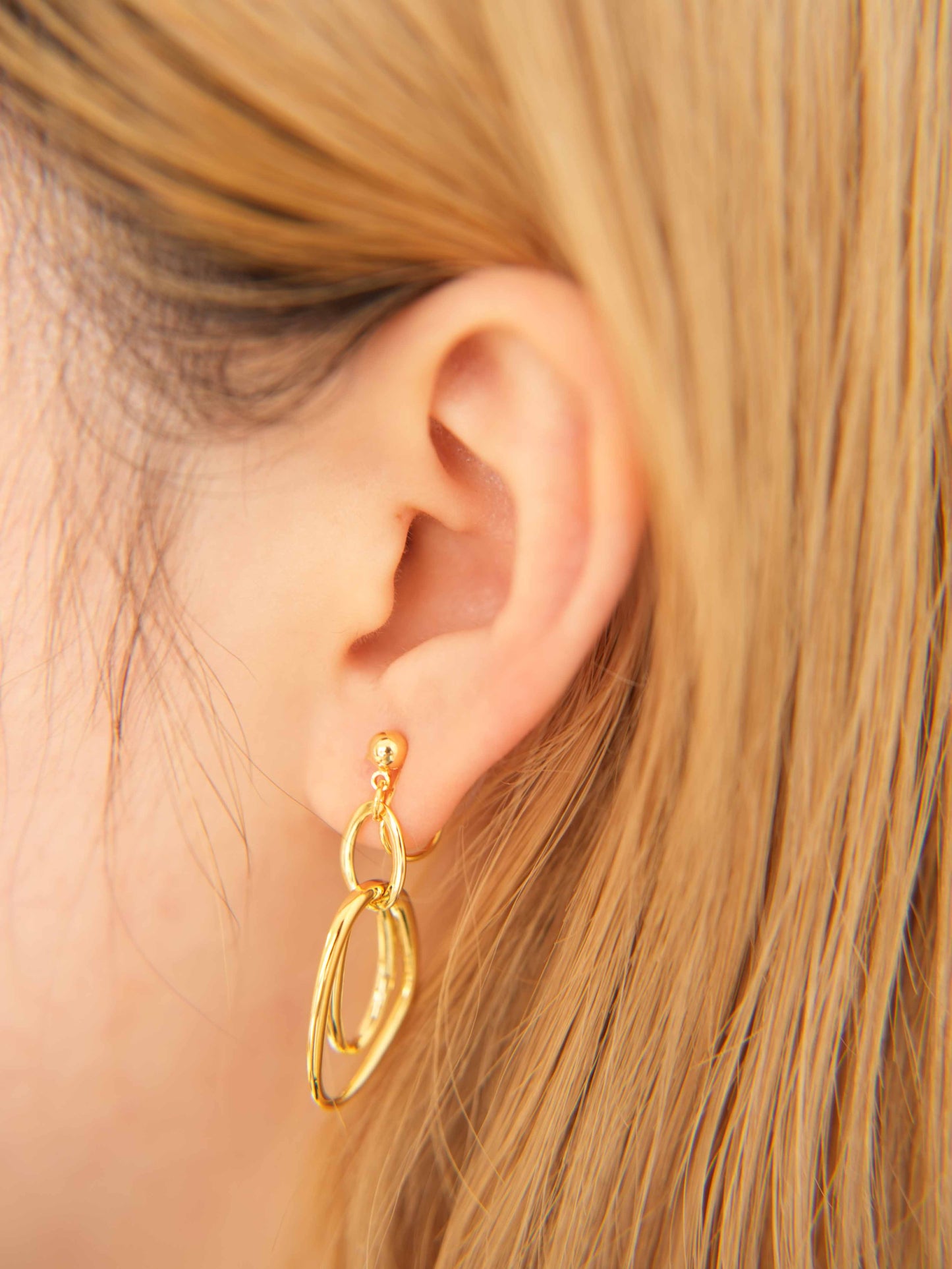 Oren Tubular Loop Earrings