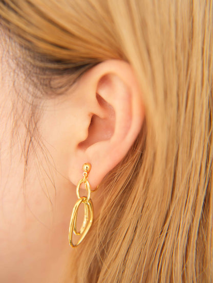 Oren Tubular Loop Earrings