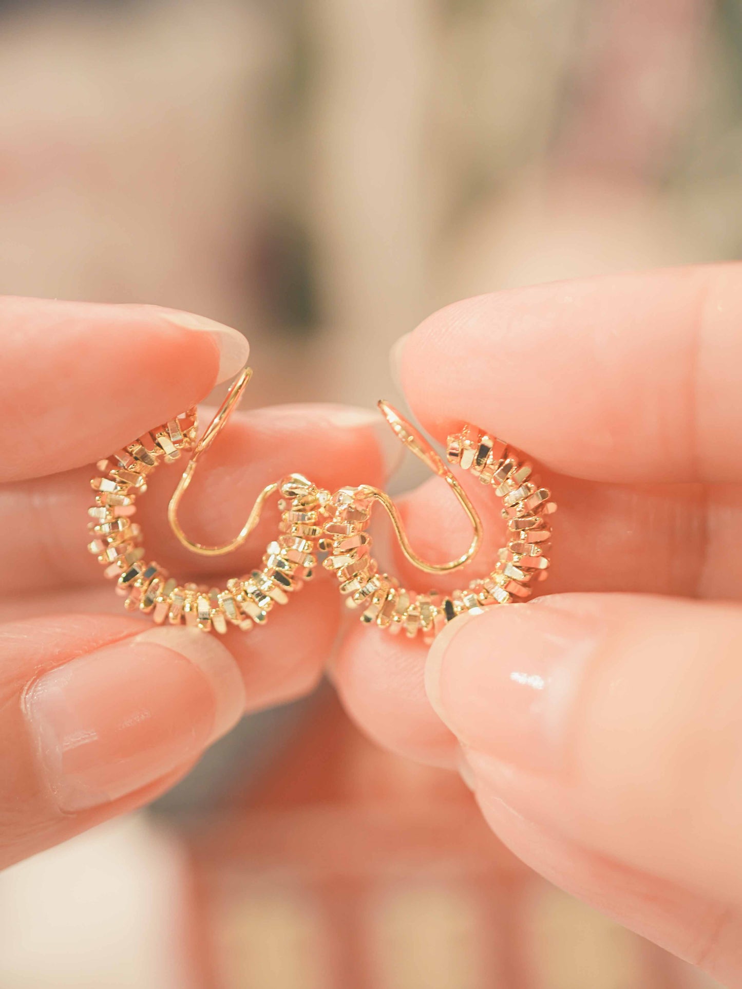 Sprinkle Jagged Hoops