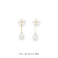 Evelyn Floral Clip-on Earrings