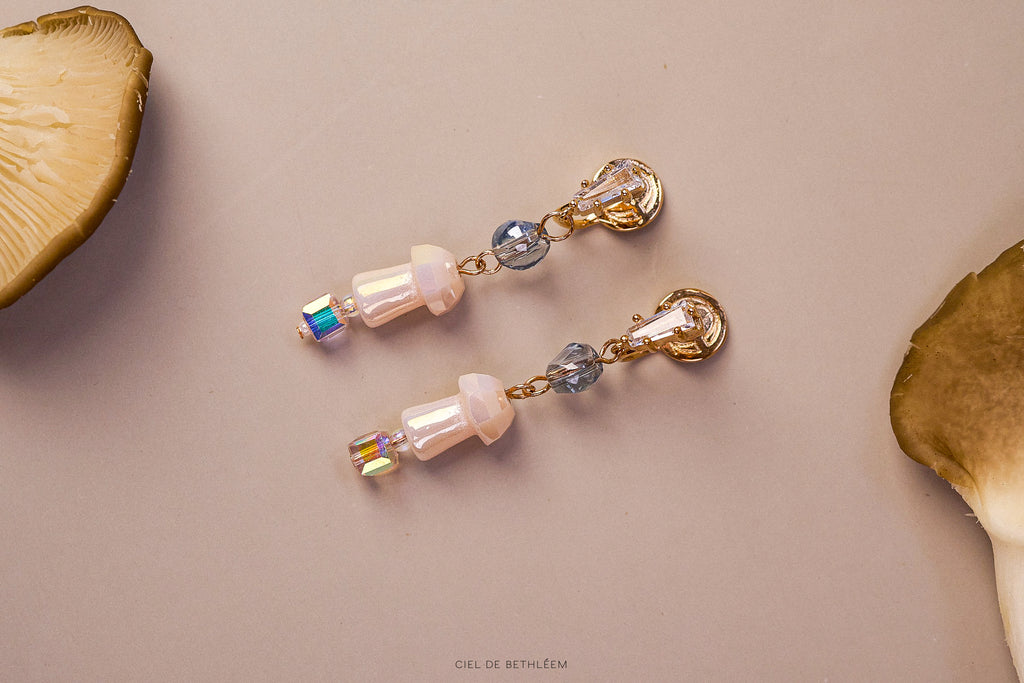 Dreamcap Mushroom Clip-on Earrings