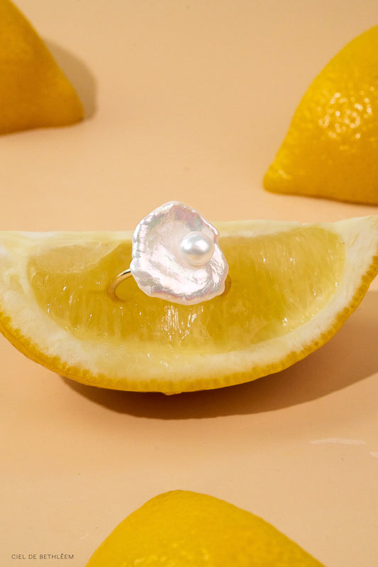 Baroque Pearl Ring