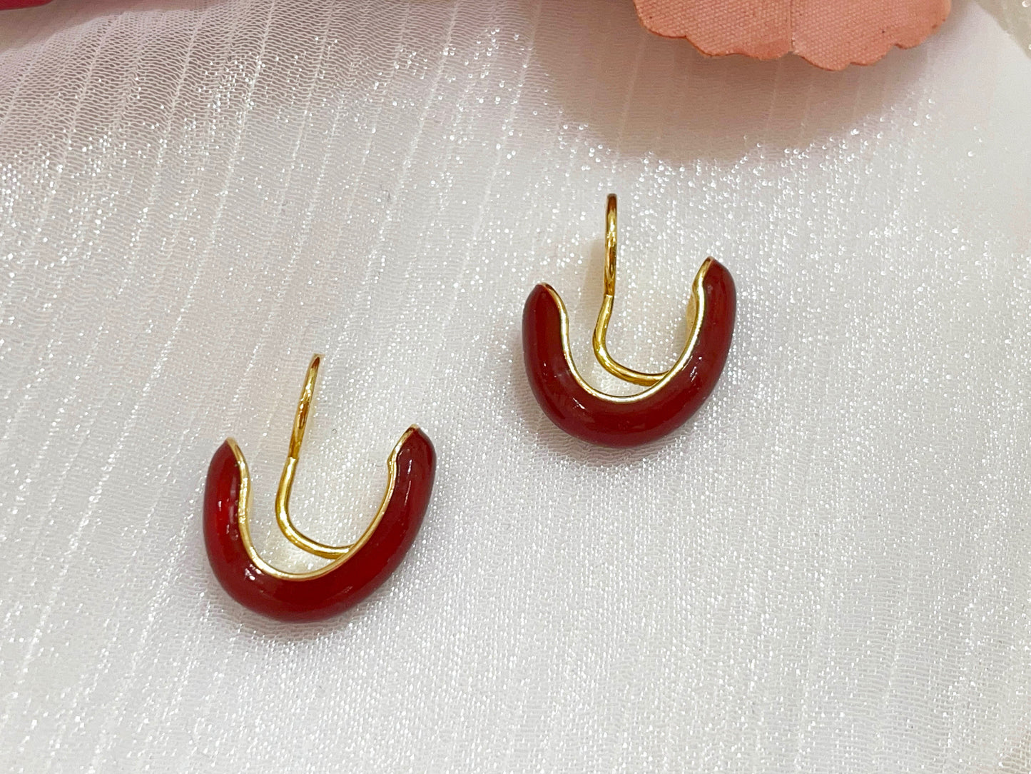 Passion Ruby Hoops