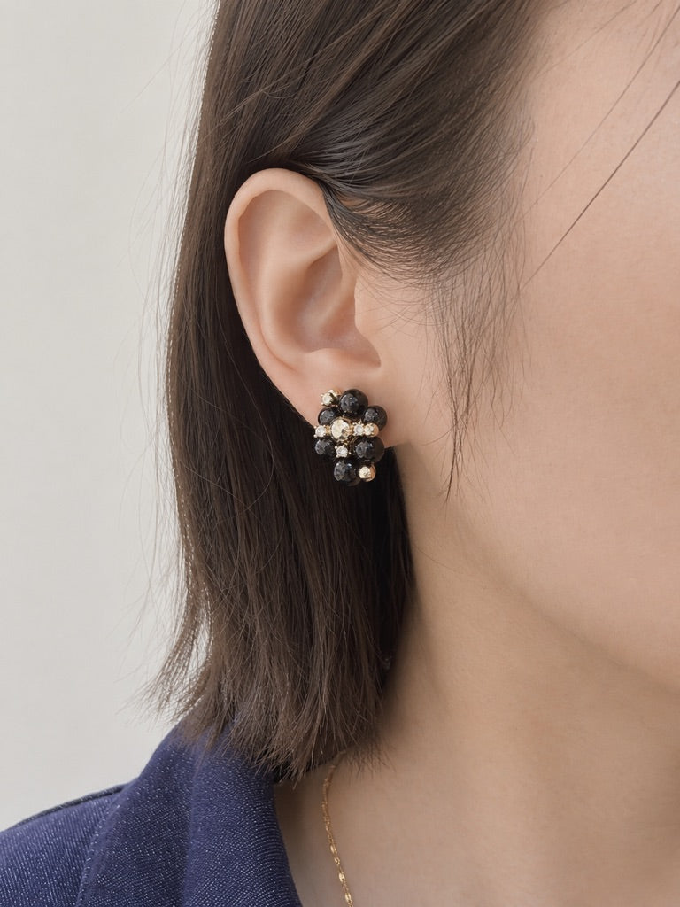 Vintage Black Earrings