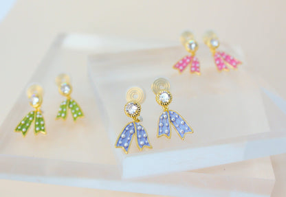 Victory Ribbon Earrings